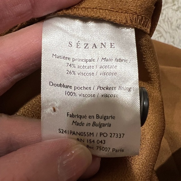 Sezane Loulou Trousers - Size 46 US 14 - Picture 7 of 9